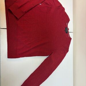 Banana Republic V-Neck Red Sweater